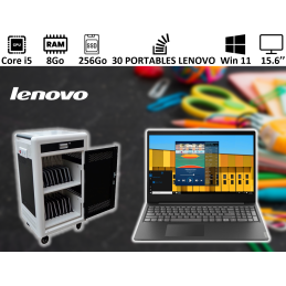 Classe Mobile 30 Portable LENOVO i5 8Go SSD256 15.6'' Windows 11 Pro NEUF