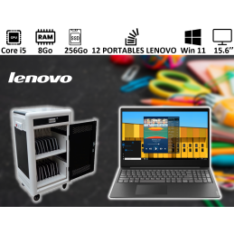 Classe Mobile 12 Portable LENOVO i5 8Go SSD256 15.6'' Windows 11 Pro NEUF